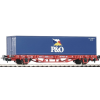 PIKO 57706, Wagon towarowy kontener P&O, H0 1:87